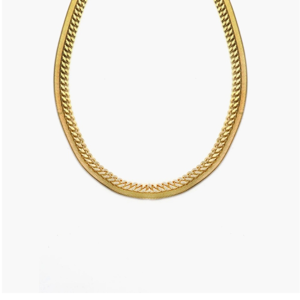 *SOLD*Panacea Layered Chain Necklace Gold